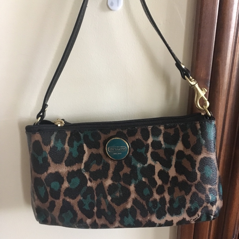 Coach Camo Wristlet